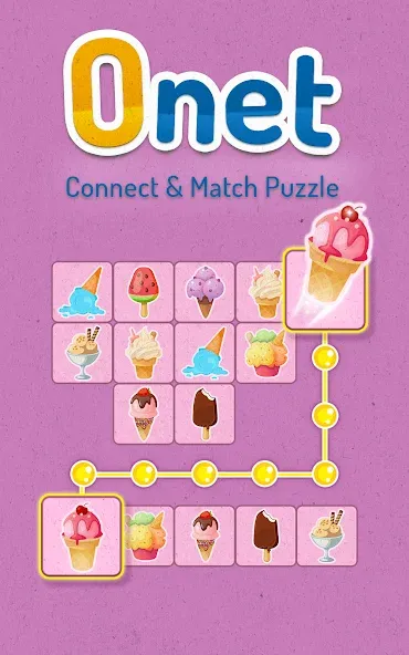 Onet - Connect & Match Puzzle (Мод Много подсказок) — скриншот 5