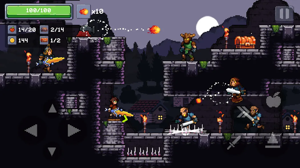 Взломанная Apple Knight 2: Action Game на Андроид — Много денег — скриншот 3