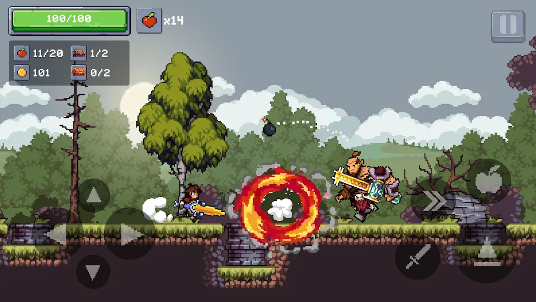 Взломанная Apple Knight 2: Action Game на Андроид — Много денег — скриншот 5
