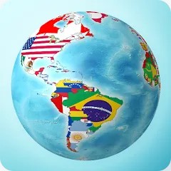 Скачать Flags On the Globe с модом — Все уровни открыты и без рекламы