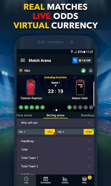 Sports Betting Game - BETUP MOD APK — Много денег — скриншот 1 Sports Betting Game - BETUP MOD APK — Много денег — скриншот 1