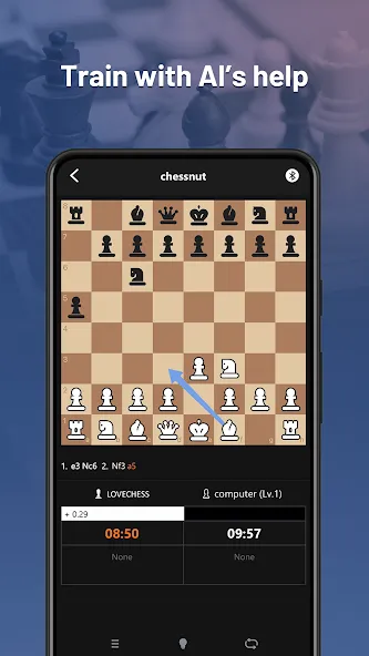 Скачать взлом Chessnut на Андроид — Все открыто — скриншот 1