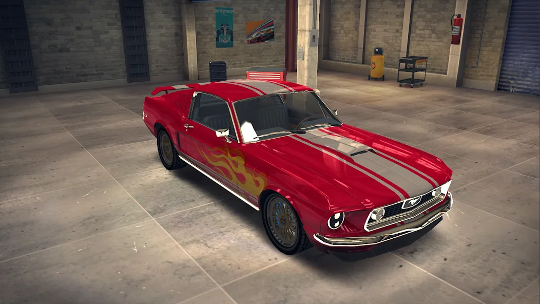 Скачать Drag Racing 3D: Streets 2 (Мод: Много денег) на Андроид — скриншот 1