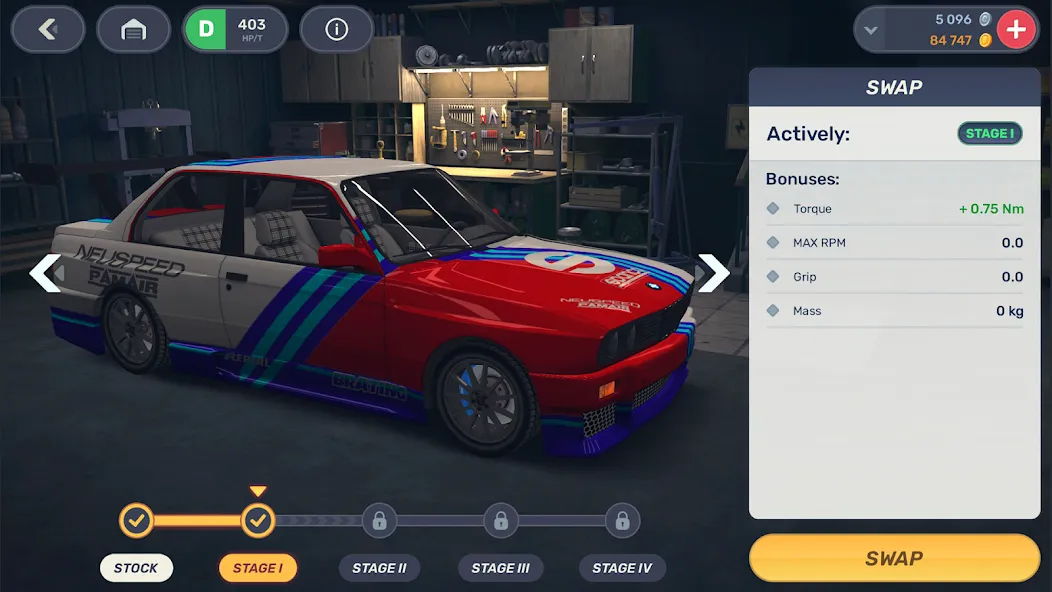 Скачать Drag Racing 3D: Streets 2 (Мод: Много денег) на Андроид — скриншот 4