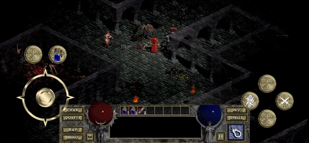 DevilutionX - Diablo 1 port (Мод Много золота и бессмертие) — скриншот 2