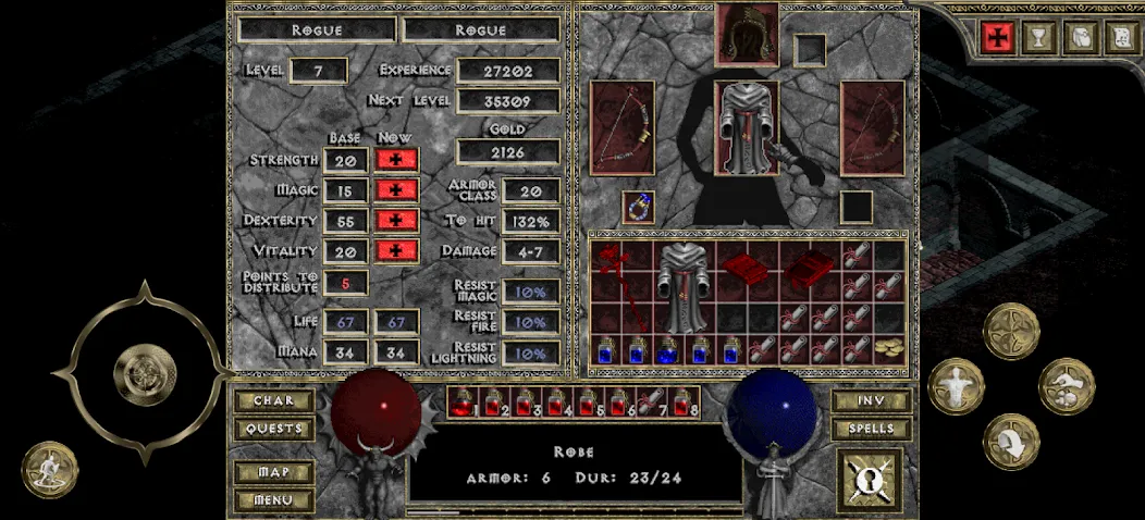 DevilutionX - Diablo 1 port (Мод Много золота и бессмертие) — скриншот 3