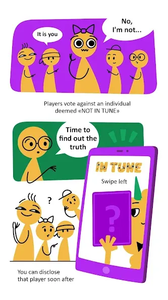 In Tune: party game — Взломанная версия (Все разблокировано) — скриншот 4