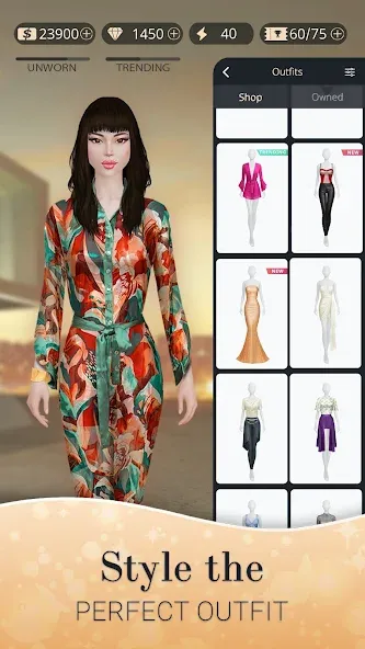 Fashion Nation: Style & Fame на Андроид — Много денег и алмазов — скриншот 4