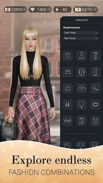 Fashion Nation: Style & Fame на Андроид — Много денег и алмазов — скриншот 5