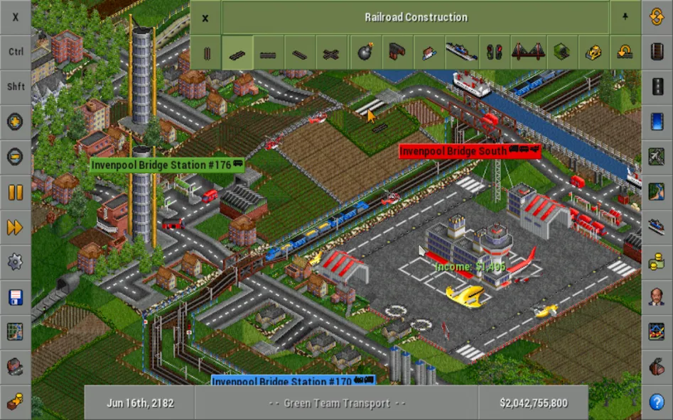 Скачать взломанную OpenTTD — Много денег и всё разблокировано — скриншот 1 Скачать взломанную OpenTTD — Много денег и всё разблокировано — скриншот 1