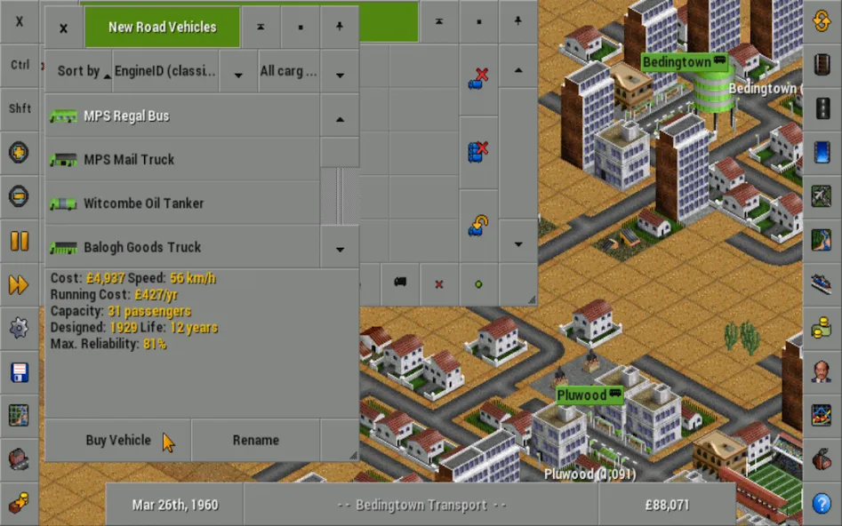 Скачать взломанную OpenTTD — Много денег и всё разблокировано — скриншот 2 Скачать взломанную OpenTTD — Много денег и всё разблокировано — скриншот 2