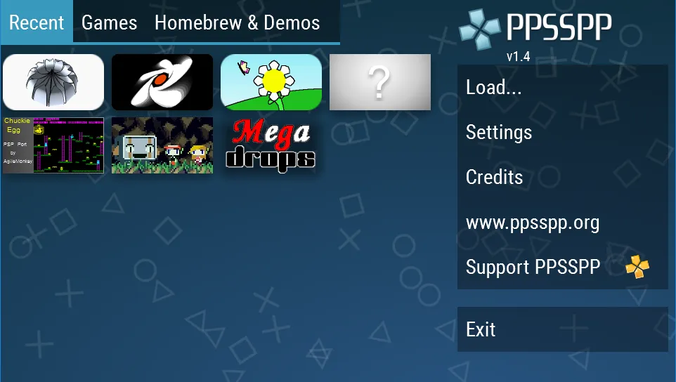 Скачать PPSSPP - PSP emulator (Мод: Премиум разблокирован) на Андроид — скриншот 1 Скачать PPSSPP - PSP emulator (Мод: Премиум разблокирован) на Андроид — скриншот 1