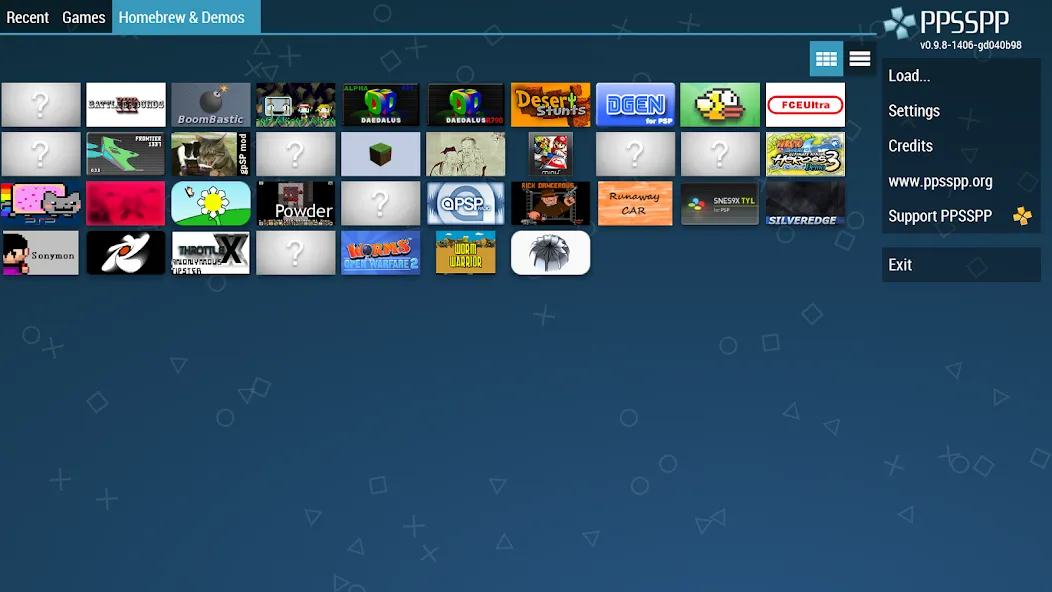 Скачать PPSSPP - PSP emulator (Мод: Премиум разблокирован) на Андроид — скриншот 3 Скачать PPSSPP - PSP emulator (Мод: Премиум разблокирован) на Андроид — скриншот 3