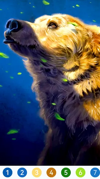 Animal Paint by Number Game — Все цвета разблокированы — скриншот 1 Animal Paint by Number Game — Все цвета разблокированы — скриншот 1
