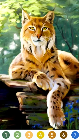 Animal Paint by Number Game — Все цвета разблокированы — скриншот 2 Animal Paint by Number Game — Все цвета разблокированы — скриншот 2