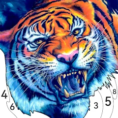 Animal Paint by Number Game — Все цвета разблокированы