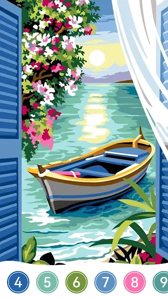 Tap Color by Number - Coloring — Взломанная версия (Все картинки разблокированы и без рекламы) — скриншот 2
