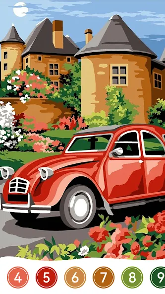 Tap Color by Number - Coloring — Взломанная версия (Все картинки разблокированы и без рекламы) — скриншот 4