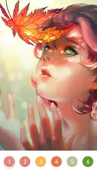 Скачать Girls Paint by Number Coloring (Мод: Все открыто и без рекламы) на Андроид — скриншот 2