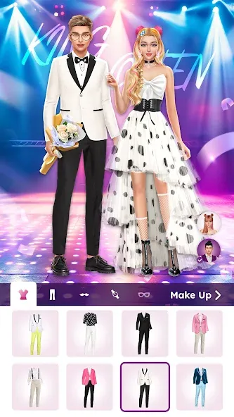Скачать College Dress Up for Girls — Модификация Всё открыто — скриншот 3