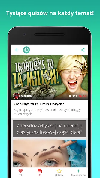 Скачать взломанную sameQuizy — Все ответы открыты — скриншот 2