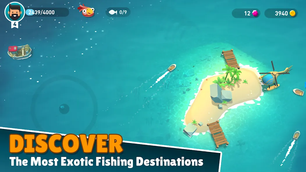 Creatures of the Deep: Fishing MOD APK — Много денег и без рекламы — скриншот 1 Creatures of the Deep: Fishing MOD APK — Много денег и без рекламы — скриншот 1