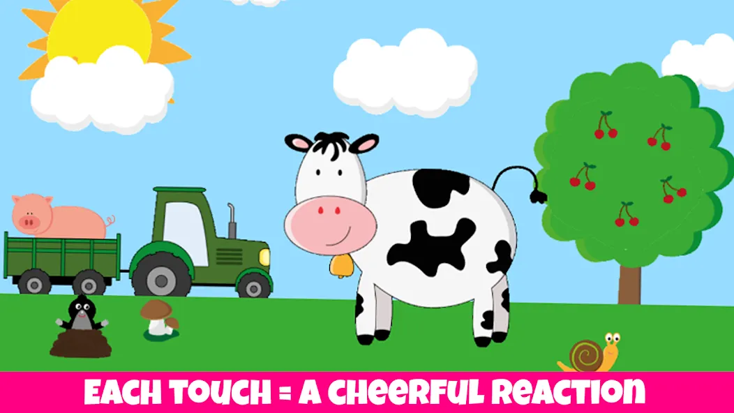 Animals, kids game from 1 year Mod APK Все открыто — Скачать на Андроид — скриншот 1