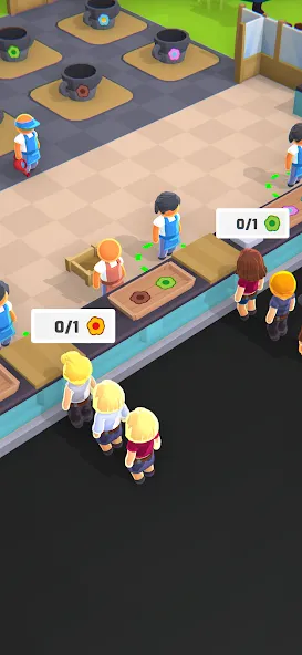 Скачать Flower factory tycoon на телефон — Много денег — скриншот 4