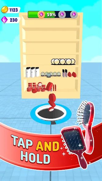 Hole and Fill: Collect Master! MOD APK на Android — Много денег и без рекламы — скриншот 4
