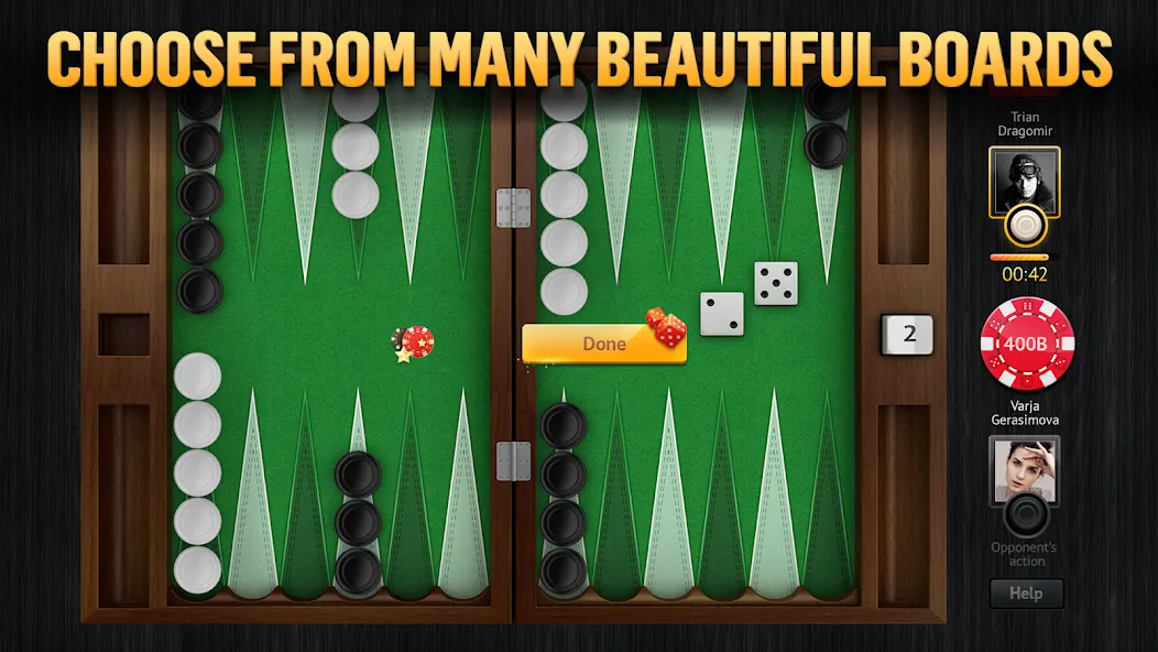 Скачать PlayGem Backgammon Play Live — Модификация Много денег — скриншот 5