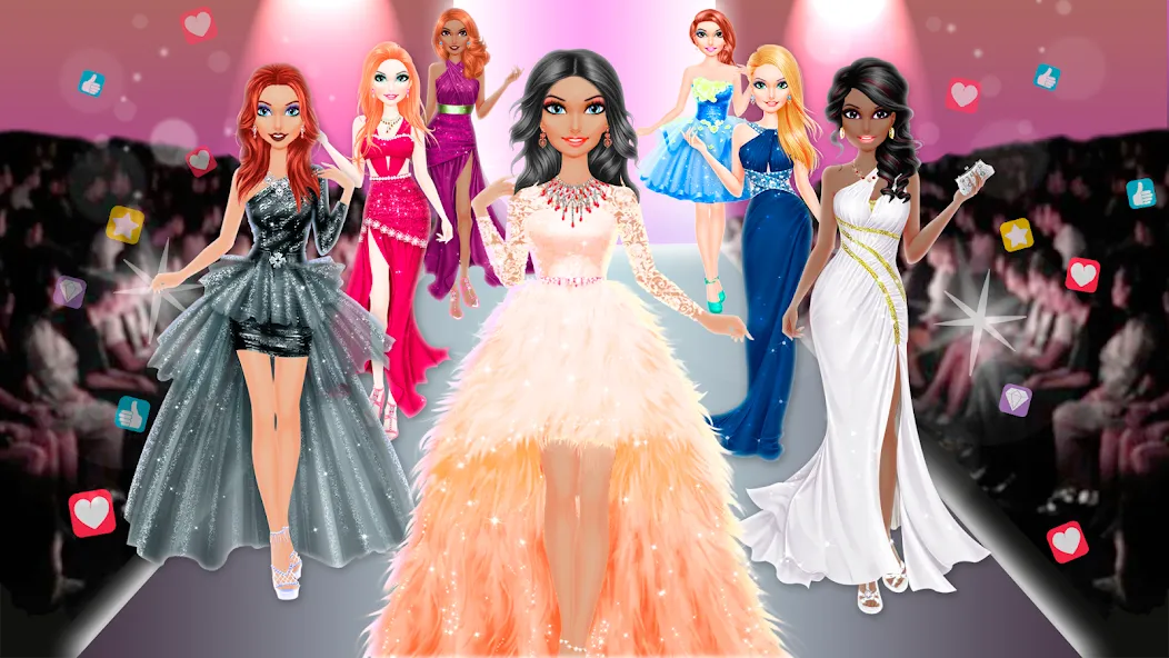Скачать Makeup games makeover dress up — Модификация Всё открыто — скриншот 2