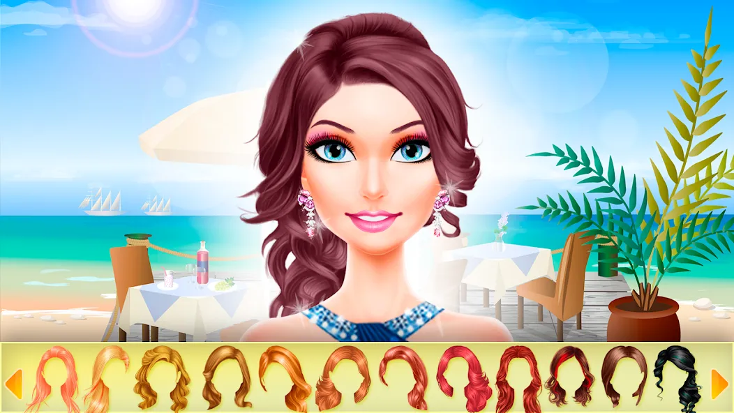 Скачать Makeup games makeover dress up — Модификация Всё открыто — скриншот 4