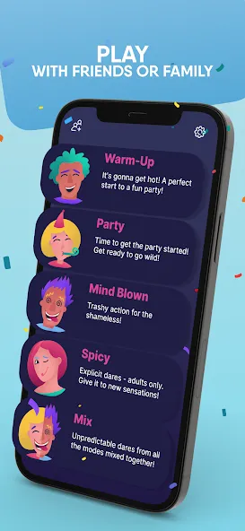 Dare or Penalty : Party game MOD — Все пачки вопросов открыты на Андроид — скриншот 2 Dare or Penalty : Party game MOD — Все пачки вопросов открыты на Андроид — скриншот 2