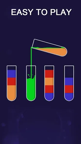Скачать Color Sort Puzzle-Puzzle Game — Последняя версия (Много денег) — скриншот 4