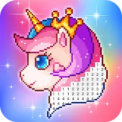 Pixel Coloring-Color by number на Андроид — Мод Все открыто