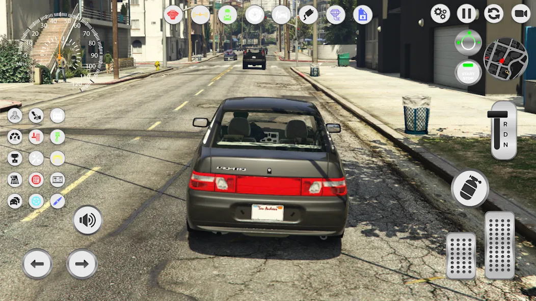 Скачать Lada 2110: Urban Simulator на телефон — Много денег — скриншот 4