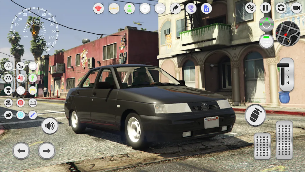 Скачать Lada 2110: Urban Simulator на телефон — Много денег — скриншот 5