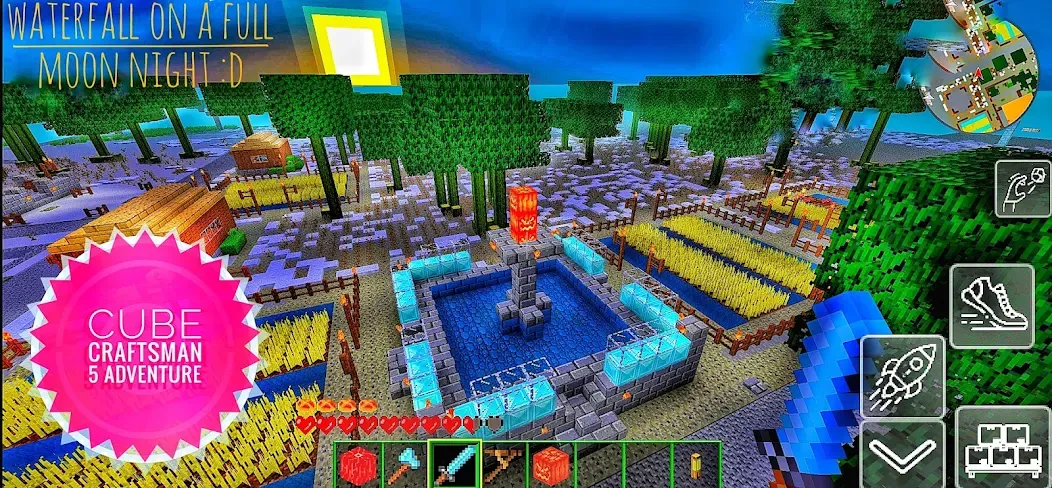 Cube Craftsman 5 Adventure MOD APK — Много денег — скриншот 1