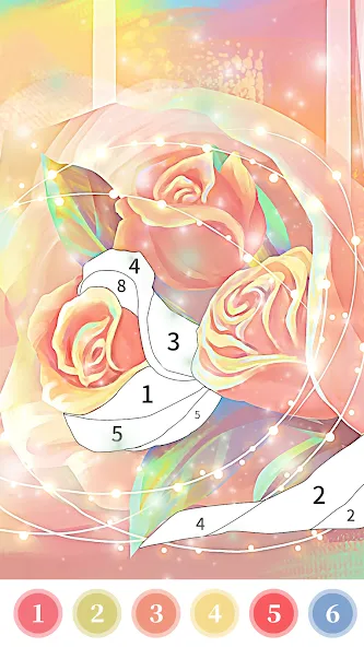Скачать Rose Coloring Book Color Games на Android — Все разблокировано — скриншот 2