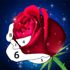 Скачать Rose Coloring Book Color Games на Android — Все разблокировано