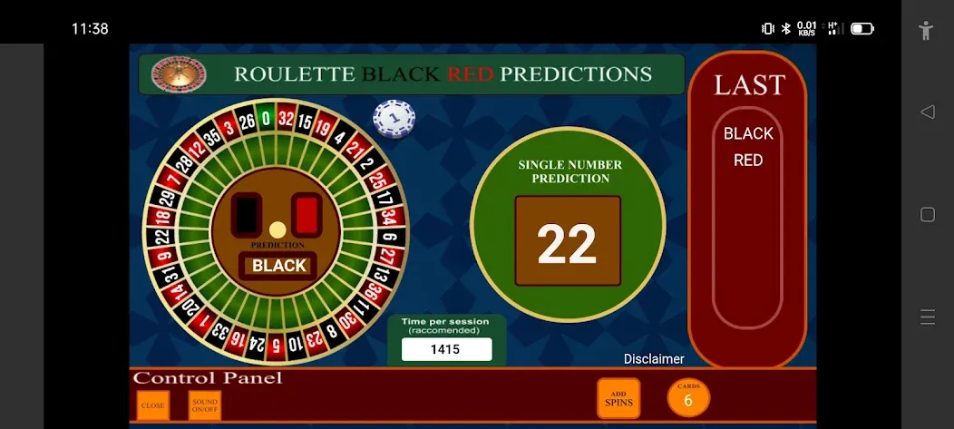Roulette Black Red Calculator Mod APK Все премиум функции разблокированы — Скачать на Андроид — скриншот 1
