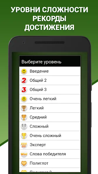 Скачать взлом Грамотей! Викторина орфографии на Андроид — Все уровни открыты — скриншот 4 Скачать взлом Грамотей! Викторина орфографии на Андроид — Все уровни открыты — скриншот 4