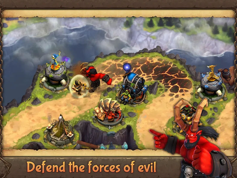 Evil Defenders — Много денег и кристаллов — скриншот 1 Evil Defenders — Много денег и кристаллов — скриншот 1