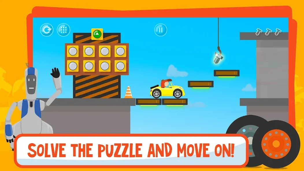 Скачать McWheelie logic games for kids — Модификация Все уровни разблокированы — скриншот 1