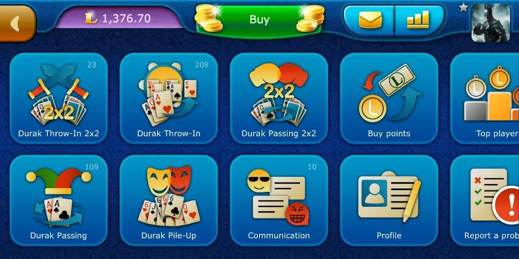 Durak LiveGames online (Мод Много денег) — скриншот 5