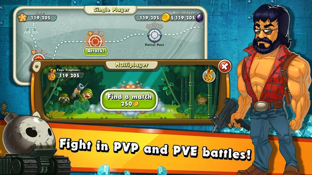 Скачать Jungle Heat: War of Clans — Бесконечные кристаллы и ресурсы — скриншот 3