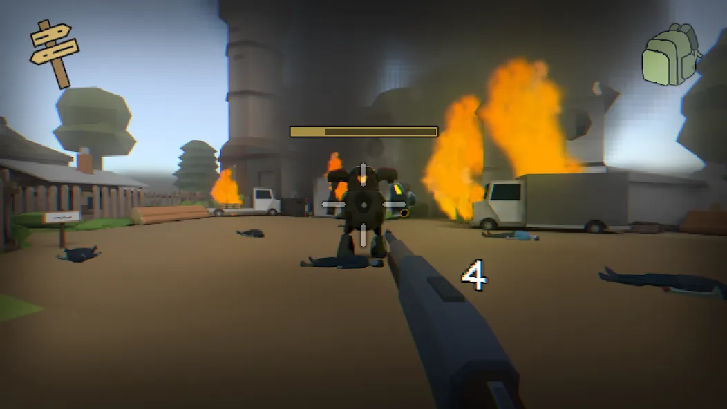 Bunker 23 - Action Adventure MOD APK на Android — Много денег — скриншот 1