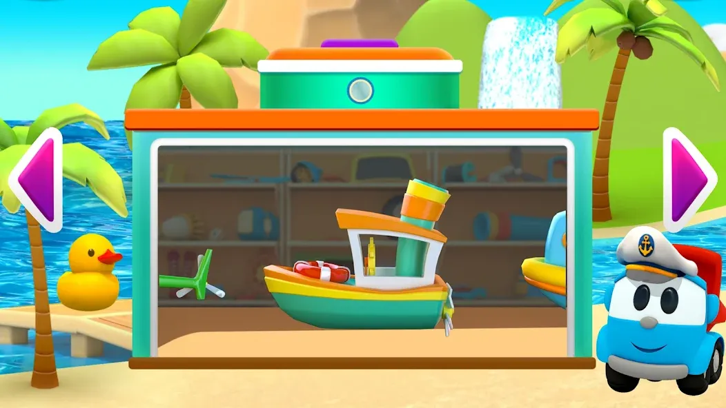 Скачать взломанную Leo 2: Puzzles & Cars for Kids — Все открыто — скриншот 3