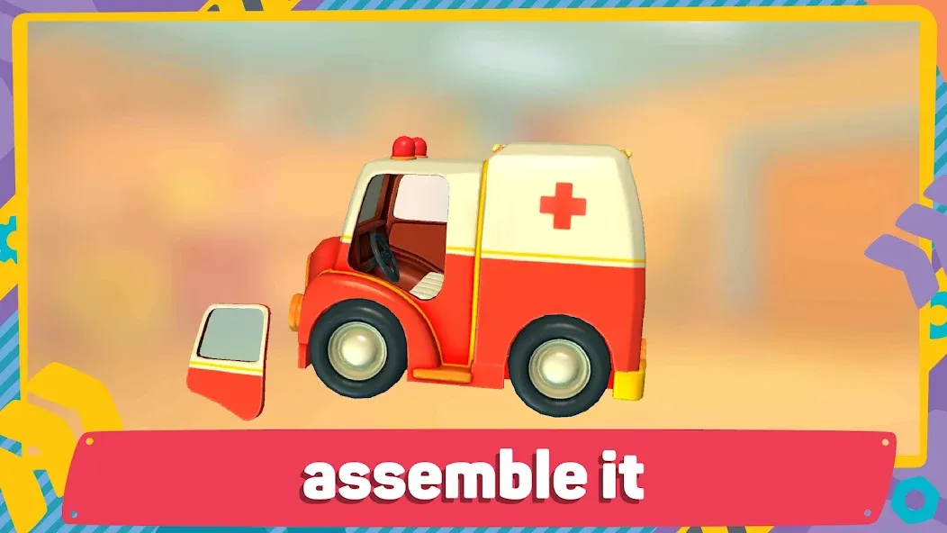 Скачать взломанную Leo 2: Puzzles & Cars for Kids — Все открыто — скриншот 5