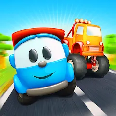 Скачать взломанную Leo 2: Puzzles & Cars for Kids — Все открыто